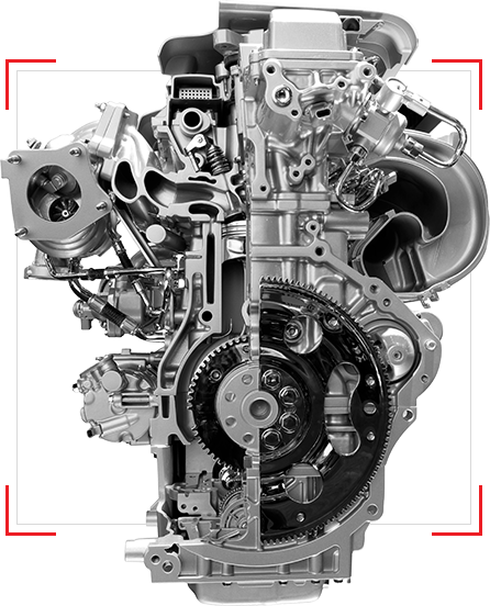 Engine cutaway, FindPart.ai understands every component